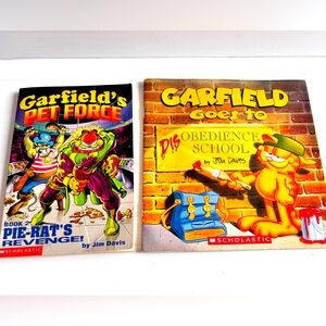 Garfield Book Lot Pet Force Pie Rats Revenge Disobedience School